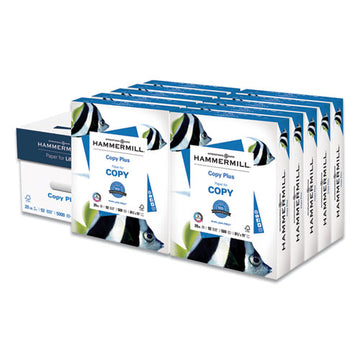 Hammermill® Copy Plus Print Paper, 92 Bright, 20 Lb, 8.5 X 11, White, 500 Sheets-ream, 10 Reams-carton freeshipping - TVN Wholesale